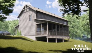 cabins from Tall Timbers Camp