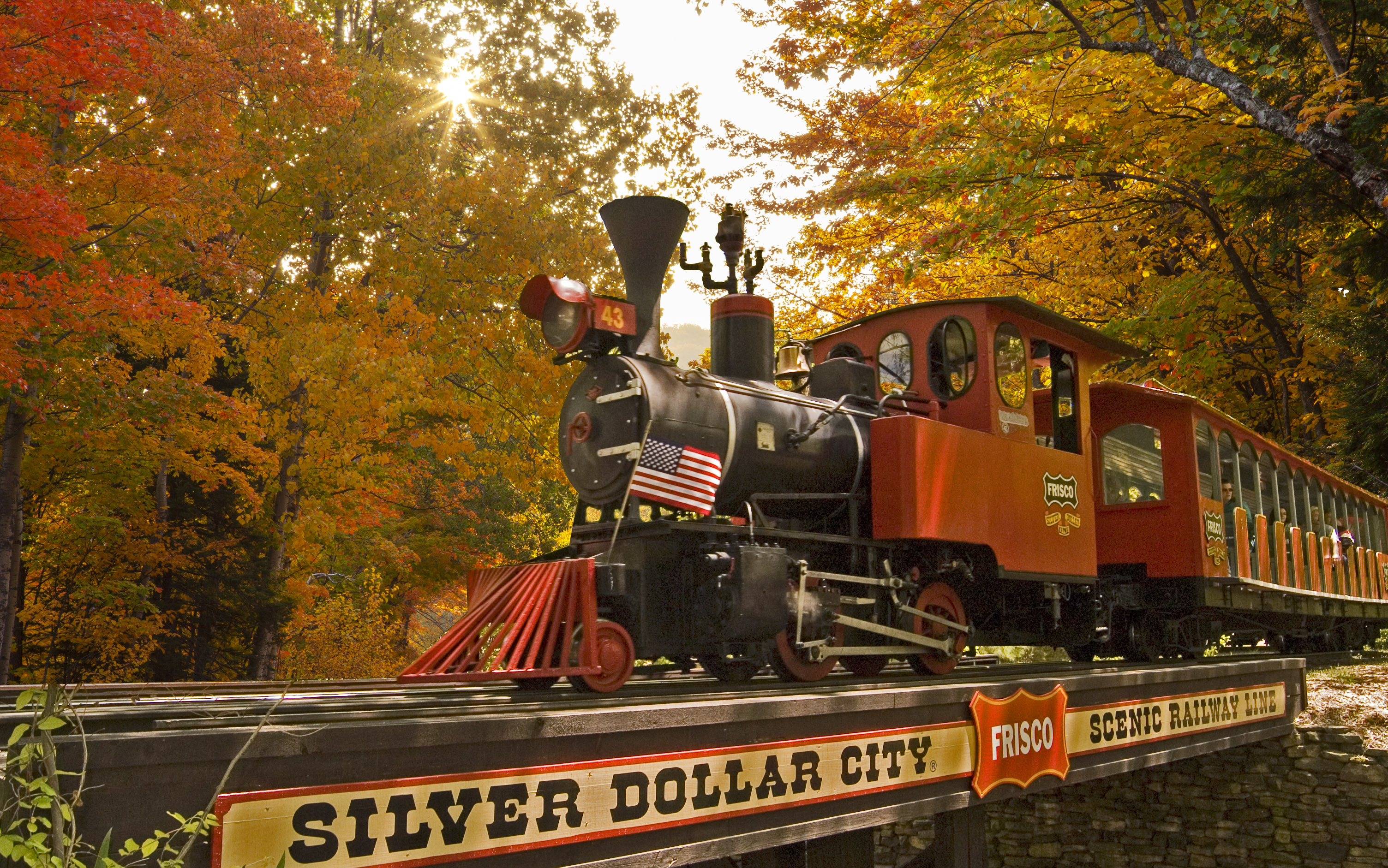 Branson Scenic Railway fall foliage train ride family activity