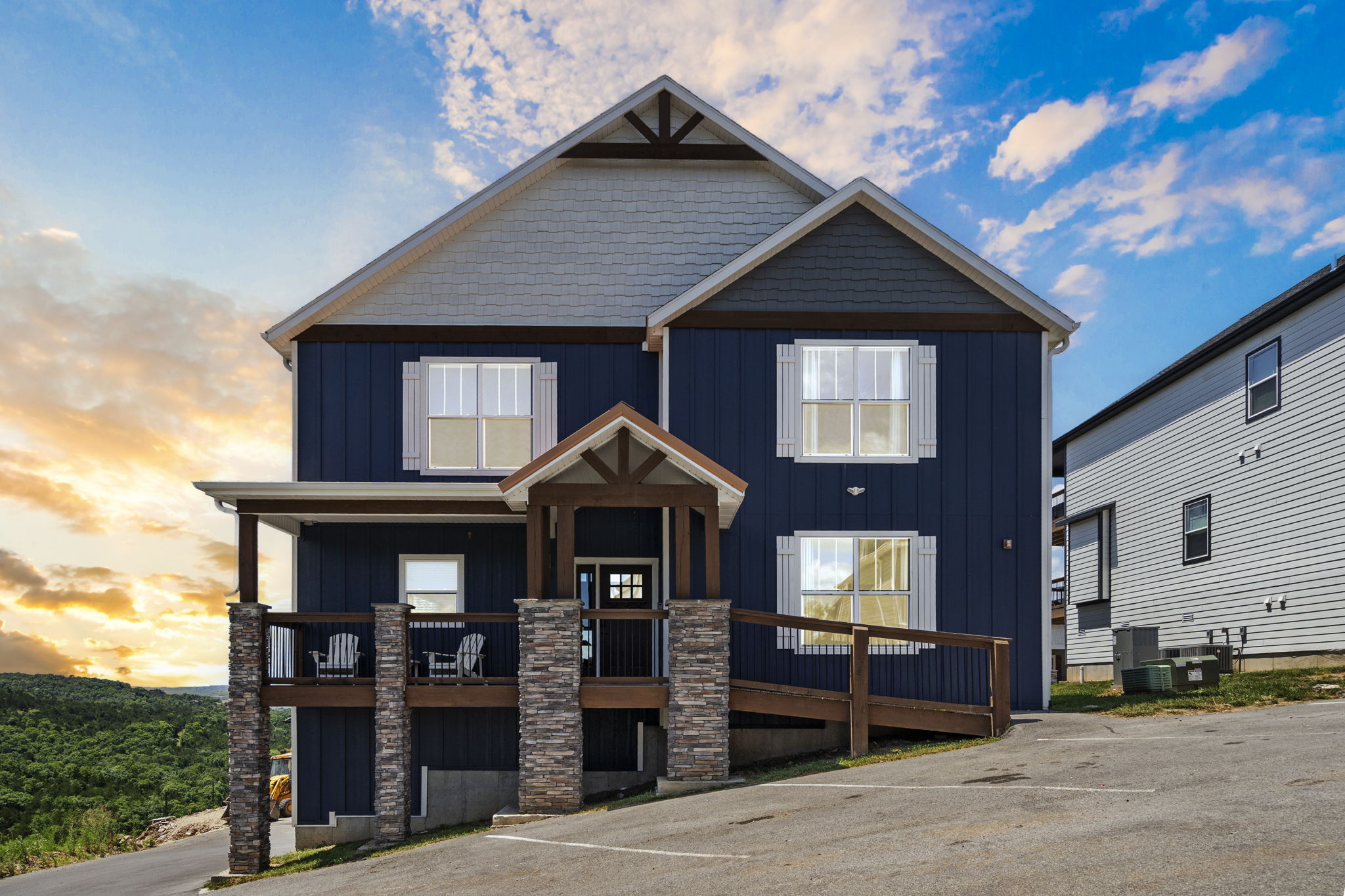 Blue Water Lodge five-bedroom Branson vacation rental with Ozarks views available at 20% off